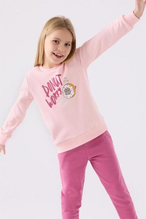 Roly Poly 3469-2 Kız Çocuk Eşofman Takımı Açık Pembe - 2