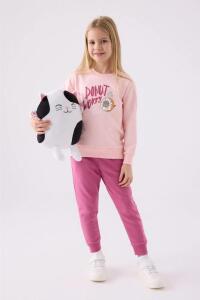 Roly Poly 3469-2 Kız Çocuk Eşofman Takımı Açık Pembe - 3