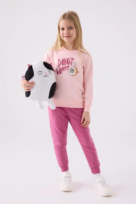Roly Poly 3469-2 Kız Çocuk Eşofman Takımı Açık Pembe - 3