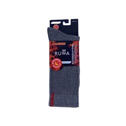 Ruwa 152 Erkek Thermal Çorap Gri - Ruwa