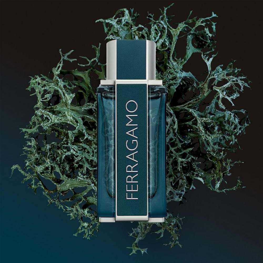 cococafeページ！美品！Salvatore Ferragamo Salvatore Ferragamo Intense Leather Men Erkek Parfüm Edp 50 Ml EDP