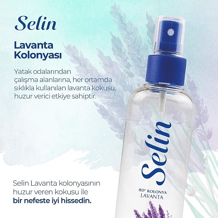 Selin Kolonya Nemlendiricili Lavanta 100 Ml - 2