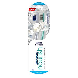 Sensodyne Nourish Sağlıklı Beyazlık 1+1 Diş Fırçası - Sensodyne