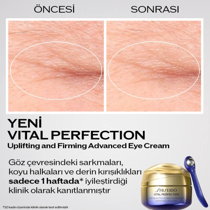 Shiseido Vital Perfection Advanced Eye Cream 15 Ml - 3