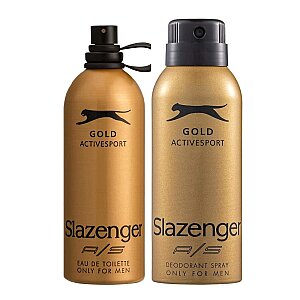 Slazenger Activesport Gold Erkek Parfüm Edt 125 Ml + Deodorant 150 Ml Set - Slazenger