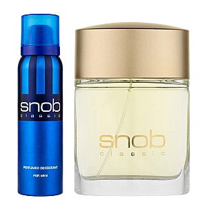 Snob Classic Pour Homme Erkek Parfüm Edt 100 Ml + Deodorant 150 Ml Set - Snob