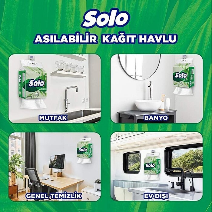 Solo Asılabilir Kağıt Havlu 1=7 - 7