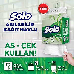 Solo Asılabilir Kağıt Havlu 1=7 - 4