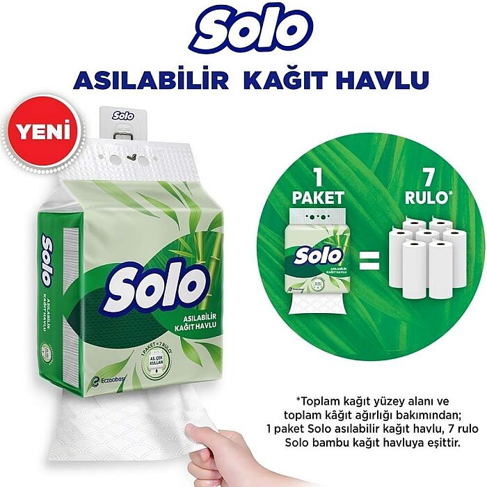 Solo Asılabilir Kağıt Havlu 1=7 - 2