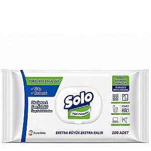 Solo Okaliptus&Çam Yüzey Temizlik Mendili 100'lü - Solo