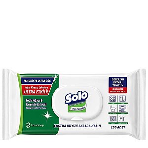 Solo Sedir&Yasemin Yüzey Temizlik Mendili 100'lü - Solo