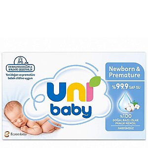 Uni Baby Newborn&Premature Islak Havlu 3X40'lı - Uni