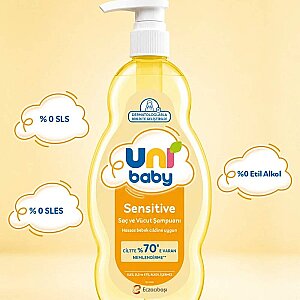 Uni Baby Sensitive Saç ve Vücut Şampuanı 700 Ml - 3