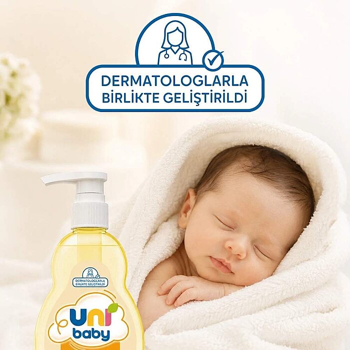 Uni Baby Sensitive Saç ve Vücut Şampuanı 900 Ml - 2