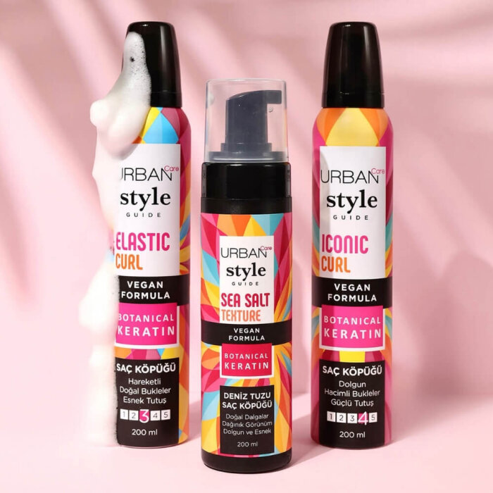 Urban Care Style Guide Köpük Elastic Curl 200 Ml - 4