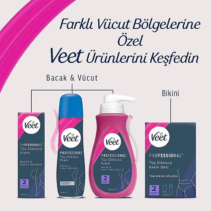 Veet Hassas Ciltler İçin Tüy Dökücü Sprey 150 Ml - 7