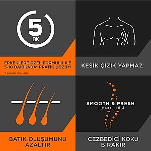 Veet Men Normal Ciltler İçin Tüy Dökücü Krem 200 Ml - 2