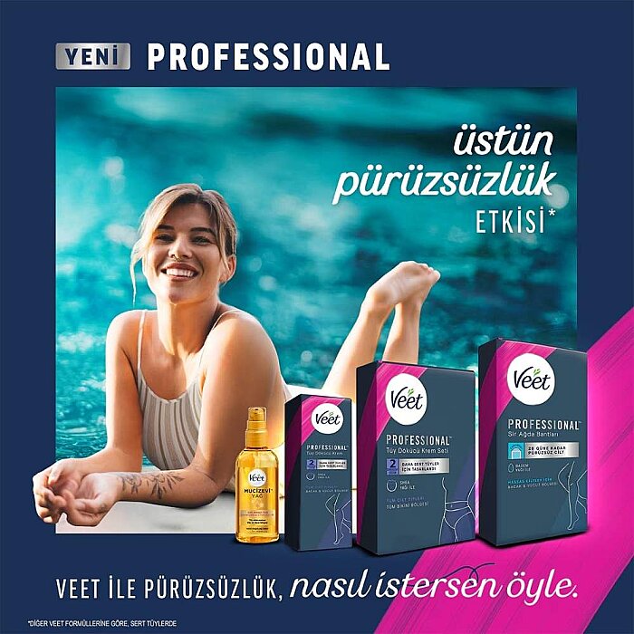 Veet Professional All Skins Tüy Dökücü Krem 100 Ml - 6