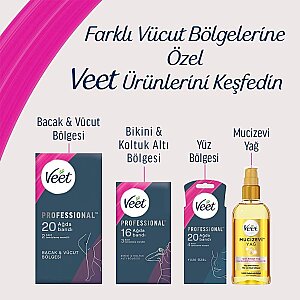 Veet Professional Normal Ciltler İçin Ağda Bandı 12'li - 7