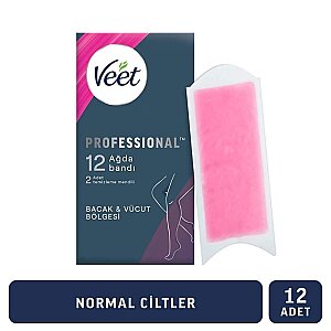 Veet Professional Normal Ciltler İçin Ağda Bandı 12'li - 2
