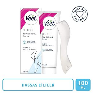 Veet Pure Sensitive Tüy Dökücü Krem 100 Ml - 2