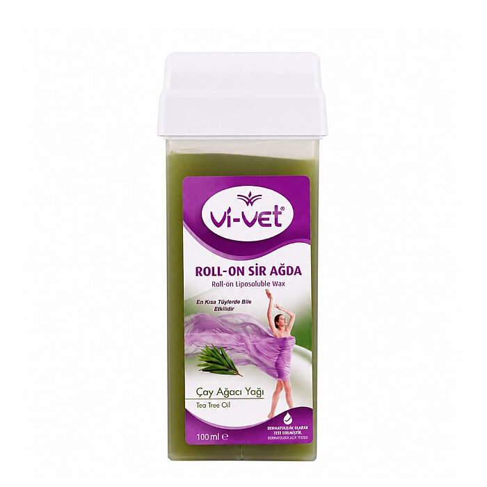 Vi-Vet Kartuş Sir Ağda Roll-On Çay Ağacı 100 Ml - 1