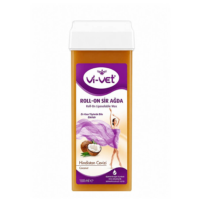 Vi-Vet Kartuş Sir Ağda Roll-On Hindistan Cevizli 100 Ml - 1