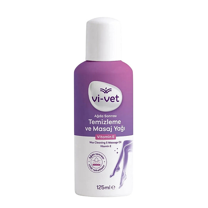 Vi-Vet Sir Ağda Sonrası Temizleme&Masaj Yağı E Vitamini 125 Ml - 1