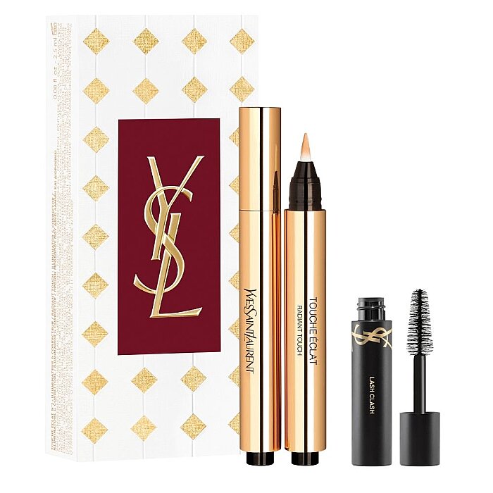 YSL Touch Eclat 2 + Mini Lash Clash Mascara Black Set - 1