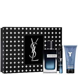 YSL Y Erkek Parfüm Edp 100 Ml + Edp 10 Ml + Shower Gel 50 Ml Set - 1
