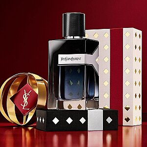 YSL Y Erkek Parfüm Edp 100 Ml + Edp 10 Ml + Shower Gel 50 Ml Set - 2